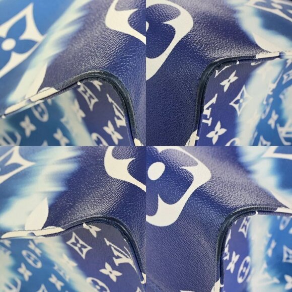 LOUIS VUITTON Onthego GM 2Way Hand Bag Monogram LV Escale Blue authentic - Picture 11 of 16